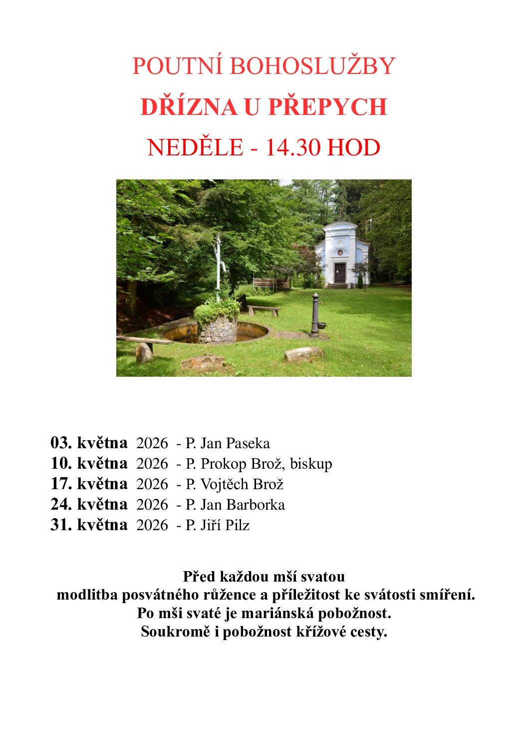 Květnové poutě Dřízna 2026