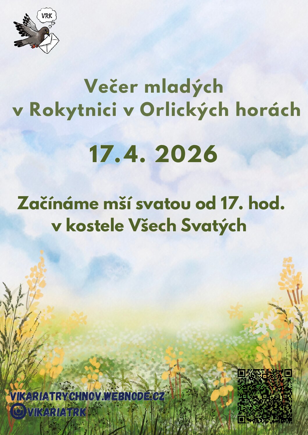 Večer mladých Rokytnice v O. h. 17.4.2026