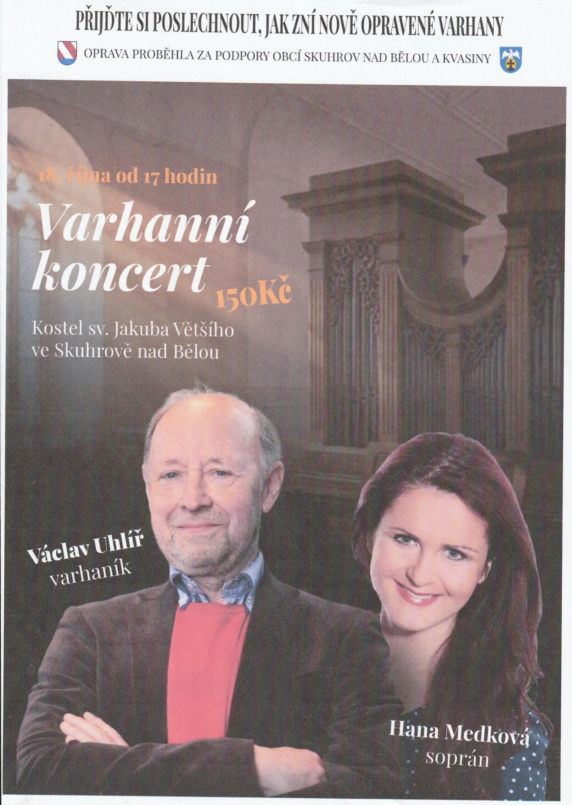 Koncert Skuhrov nad Bělou 18. 10. 2026