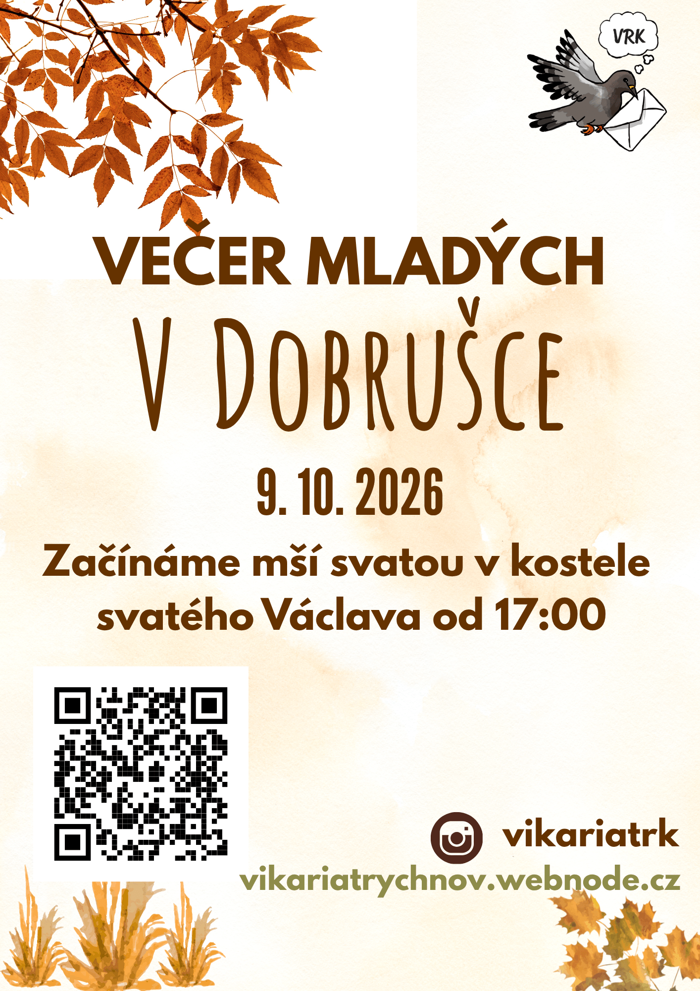 Večer mladých Dobruška 9.10.2026